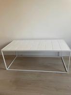 Zuiver glazed salontafel wit 93x36x42,5 cm - NIEUW, Ophalen, Nieuw, Rechthoekig