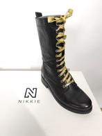 Nikkie leren zwarte veterboots maat 38, Kleding | Dames, Schoenen, Zwart, Lage of Enkellaarzen, Ophalen of Verzenden, Nikkie