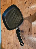 Fissler Grillpan - Perfect voor gezonde maaltijden, Gebruikt, Aluminium, Ophalen of Verzenden, Keramische plaat
