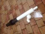Complete dakdoorvoer met loodslap en scharnierkap, Ophalen, Afvoer, Minder dan 2 meter, 80 mm of meer