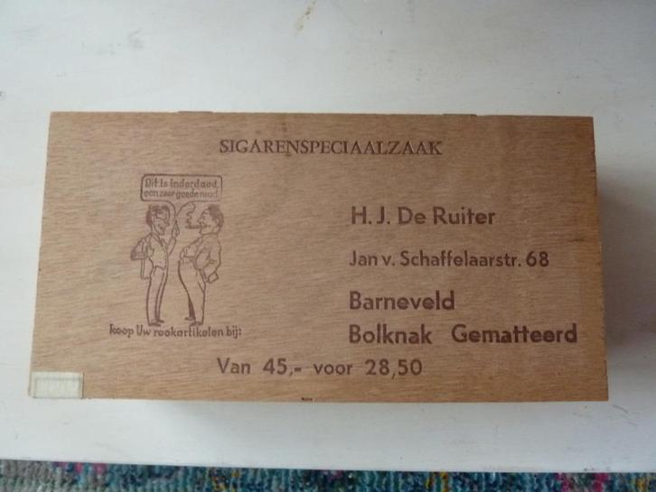 Sigarendoos Bolknak Gematteerd, Verzamelen, Rookartikelen, Aanstekers en Luciferdoosjes, Zo goed als nieuw, Overige typen, Ophalen of Verzenden