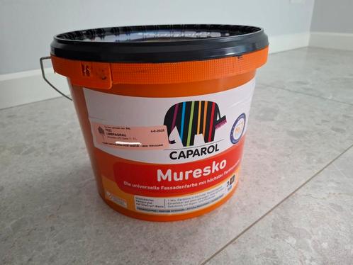 Buitenmuurverf, Caparol  RAL 7022 (Ombergrijs), ca 5 L, Doe-het-zelf en Verbouw, Verf, Beits en Lak, Zo goed als nieuw, Verf, Minder dan 5 liter