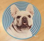 Ronde vloerkleed met Franse Bulldog print, Kinderen en Baby's, Ophalen of Verzenden, Gebruikt, Kleed of Kussen