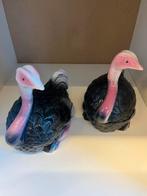 Vintage authentieke Michel Caugant Terrine struisvogel, Verzenden