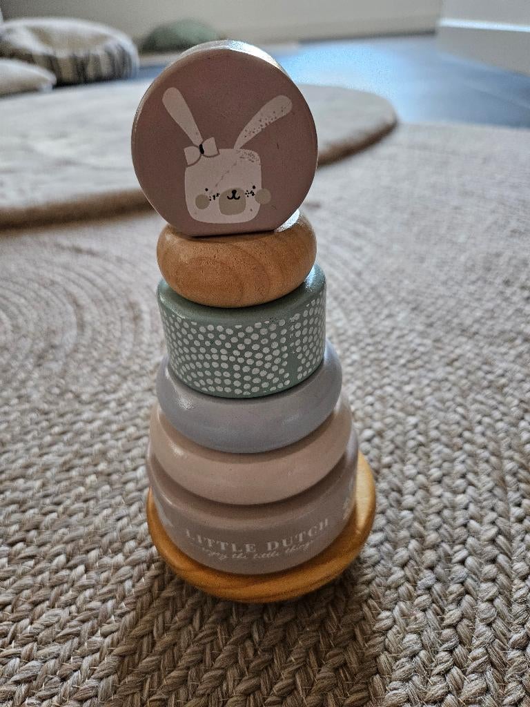 Houten tuimelstapelaar van little dutch, Ophalen of Verzenden, Gebruikt, Overige typen