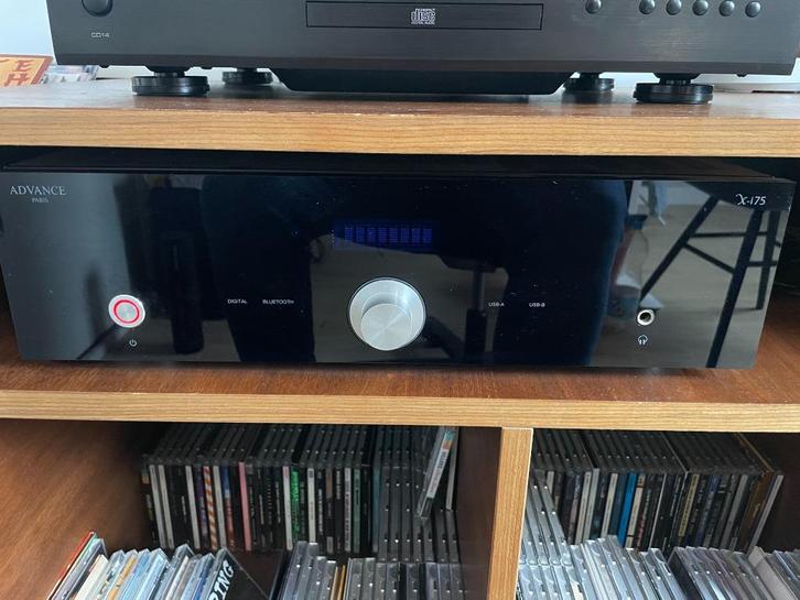 Advance Paris X-i75 versterker inclusief bluetooth adapter, Audio, Tv en Foto, Versterkers en Receivers, Zo goed als nieuw, Stereo
