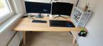 Houten bureau / eettafel, Huis en Inrichting, Bureaus, Ophalen, Zo goed als nieuw, Bureau
