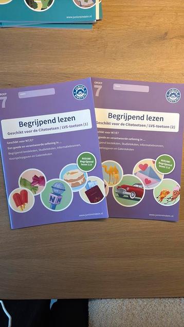 Twee begrijpend lezen oefenboeken Cito groep 7 beschikbaar voor biedingen