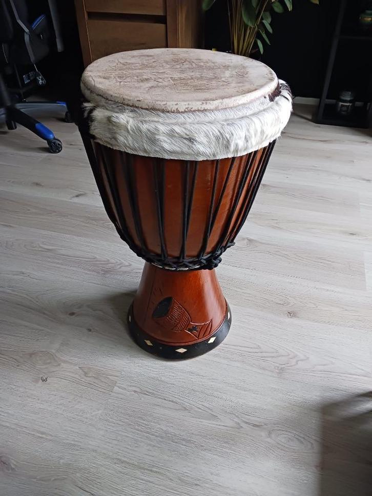 Prachtige Djembé, Muziek en Instrumenten, Drumstellen en Slagwerk, Gebruikt, Overige merken, Ophalen