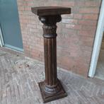 Zware mooi bewerkte houten pilaar, Huis en Inrichting, Woonaccessoires | Zuilen en Pilaren, Ophalen