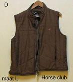 Bodywarmer L bruin Horse Club, Ophalen of Verzenden, Zo goed als nieuw, Dames, Recreatie