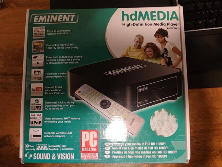 Media Player 1080p kinderen, Audio, Tv en Foto, Mediaspelers, Gebruikt, 500 tot 1500 GB, HDMI, USB 2.0, Optische audio, Ophalen of Verzenden