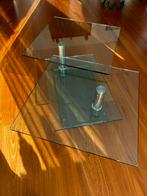 Glazen Salon Tafel - Draaibaar Design, Ophalen, 100 tot 150 cm, 50 tot 100 cm, Modern