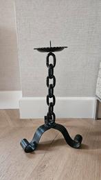 Brutalist Vintage Kandelaar '70, Gebruikt, 25 tot 50 cm, Zwart, Ophalen of Verzenden
