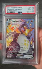 Charizard VMAX SV107 Shining Fates PSA 10, Foil, Ophalen of Verzenden, Nieuw, Losse kaart