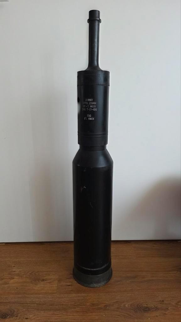 120mm M831 dummy munitie – Fort Knox training – inert, Verzamelen, Militaria | Algemeen, Landmacht, Ophalen of Verzenden