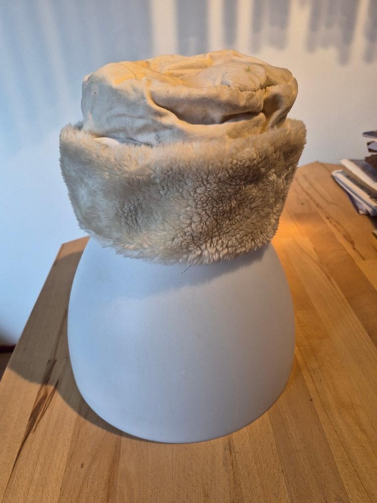 warme witte muts dames, Ophalen of Verzenden, Gedragen, One size fits all