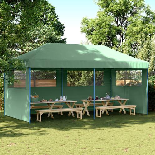 Partytent inklapbaar pop-up met 3 zijwanden €139, Tuin en Terras, Partytenten, Nieuw, Partytent, Ophalen of Verzenden