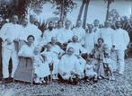 Foto ca 1900 Ned Indië | Java | Viering ‘ Koperen Paar’, Verzamelen, Foto's en Prenten, Gebruikt, Verzenden, Foto, Buitenland