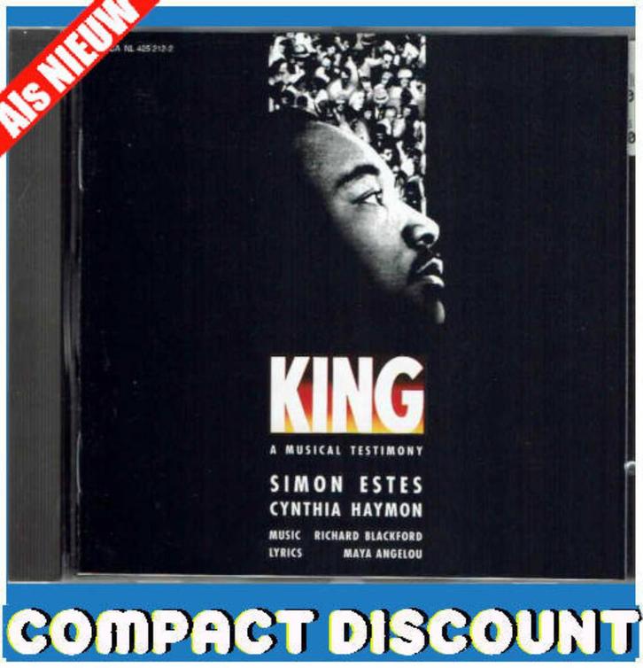 CD (Martin Luther) King A Musical Testimony (Maya Angelou), Cd's en Dvd's, Cd's | Filmmuziek en Soundtracks, Zo goed als nieuw