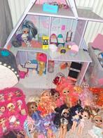 Mega veel LOL poppen, huis, caravan,auto's, accessoires enz., Ophalen, Gebruikt, Babypop