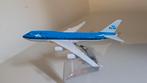 Schaalmodel KLM 747 1:400, Verzamelen, Luchtvaart en Vliegtuigspotten, Ophalen of Verzenden, Zo goed als nieuw, Schaalmodel