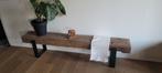 Industriële bank/Tv meubel. Spoorbiels 187 cm, Ophalen