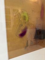 Miro art-print van schilderij Figures in the Night 80 x 60, Huis en Inrichting, Ophalen, Gebruikt, Onbekend, Print