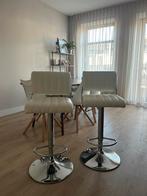 Stijlvolle bar krukken set GRATIS, Ophalen, In hoogte verstelbaar, 60 tot 90 cm, Zo goed als nieuw