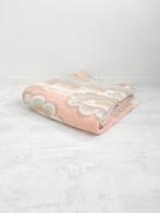 Wollen deken in pastelkleuren, Vintage jaren 60 deken, Huis en Inrichting, Woonaccessoires | Plaids en Woondekens, Zie omschrijving