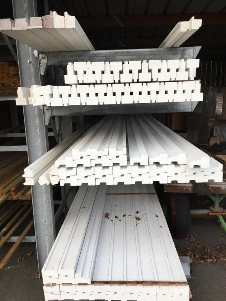 Meranti Kozijnbalken ABC-profielen 590cm en 295cm, Doe-het-zelf en Verbouw, Hout en Planken, Nieuw, Balk, Overige houtsoorten