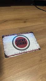 Lucky Strike reclame bord NIEUW 14,99, Nieuw, Reclamebord, Ophalen of Verzenden