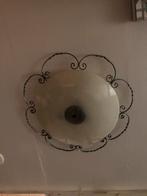 **GROTE (ANTIEKE) PLAFONNIERE**, Ophalen, Zo goed als nieuw, Glas