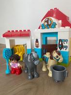 Lego Duplo ponystal, Kinderen en Baby's, Speelgoed | Duplo en Lego, Ophalen of Verzenden, Zo goed als nieuw, Complete set, Duplo