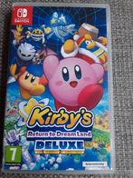 NintendoSwitch Game Kirby's Return To       Dreamland Deluxe, Avontuur en Actie, Ophalen of Verzenden, Zo goed als nieuw, 3 spelers of meer