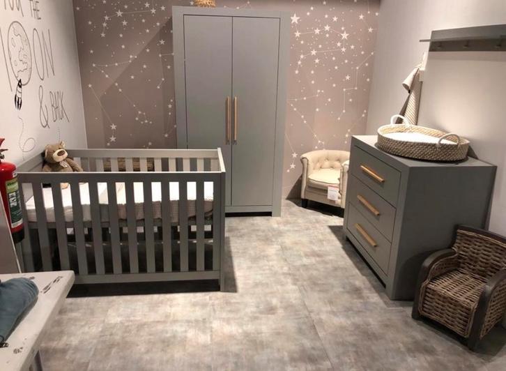 Babykamer grijs, Kinderen en Baby's, Kinderkamer | Complete kinderkamers, Gebruikt, Jongetje of Meisje, Ophalen