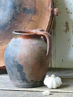 aardenwerk kruik antiek, Verzenden, Rond, Hout