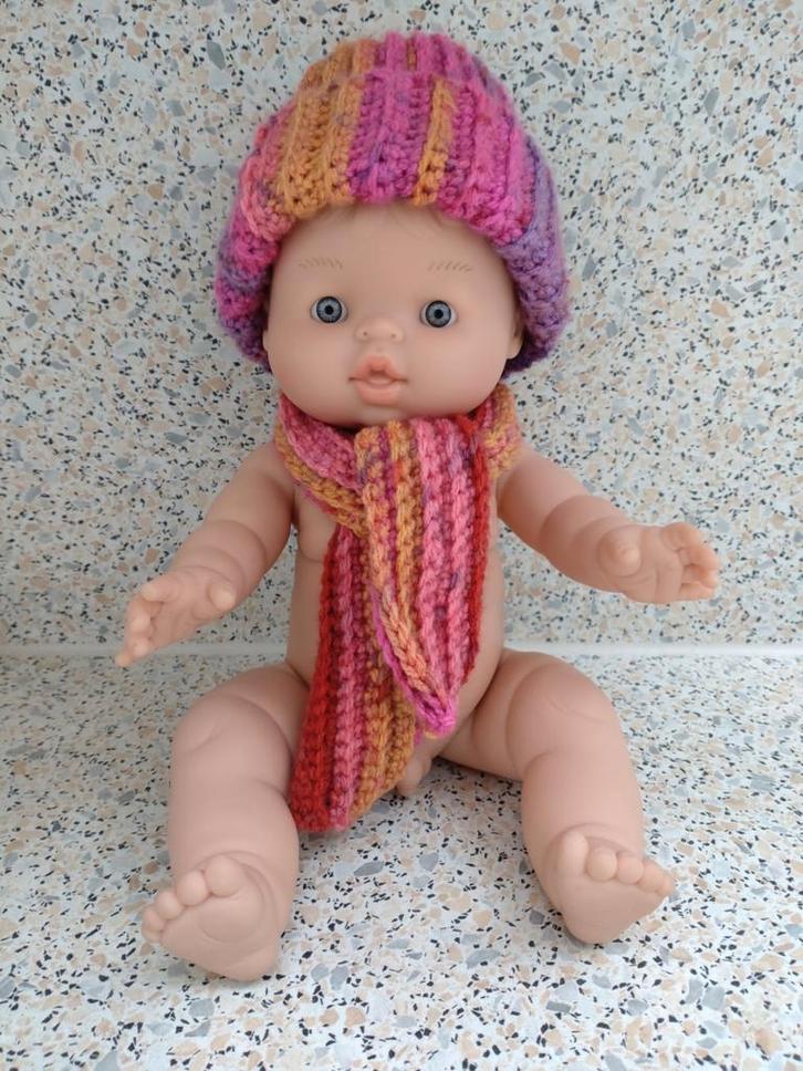 Muts en sjaal voor Paola Reina Gordi pop, Kinderen en Baby's, Speelgoed | Poppen, Nieuw, Babypop, Ophalen of Verzenden