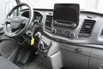 Ford Transit Custom 2.0 TDCI 130PK EURO 6 - Airco - Navi - C, Voorwielaandrijving, Zwart, 4 cilinders, Wit