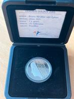 Zilveren gulden 2001 beatrix, Postzegels en Munten, Munten | Nederland, Ophalen of Verzenden, Koningin Beatrix, 1 gulden