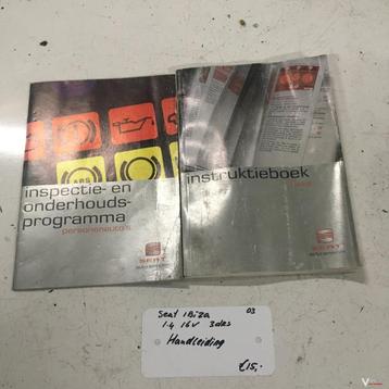 Seat Ibiza 1.4 16v  3drs 2003 Handleiding beschikbaar voor biedingen