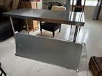 Vogue RVS Eettafel met Gegalvaniseerde Onderplaat, Ophalen, Gebruikt, 100 tot 150 cm, 50 tot 100 cm