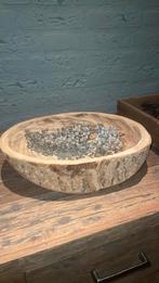 Sober houten schaal met schors, Schaal, Nieuw, Ophalen of Verzenden, Ovaal