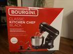 Bourgini kitchen chef black 1300 Watt nieuwe in doos, Witgoed en Apparatuur, Keukenmixers, Nieuw, Vaatwasserbestendig, Ophalen of Verzenden