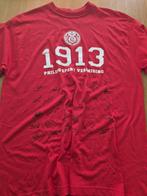 PSV Vintage Casual Shirt met bedrukte handtekeningen Maat XL, Sport en Fitness, Voetbal, Maat XL, Ophalen of Verzenden, Zo goed als nieuw