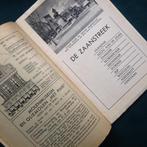 De Zaanstreek. Met uitklapkaart, jaren 30, Ophalen of Verzenden, 20e eeuw of later, Gelezen