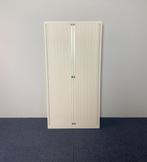 Roldeurkast Bisley, wit, H 195 x B 100 x D 45 cm.
