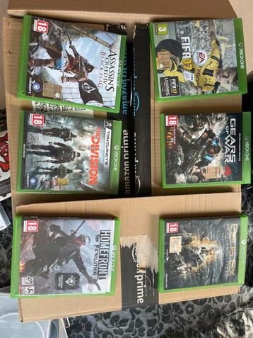 6 XBOX one Games beschikbaar voor biedingen