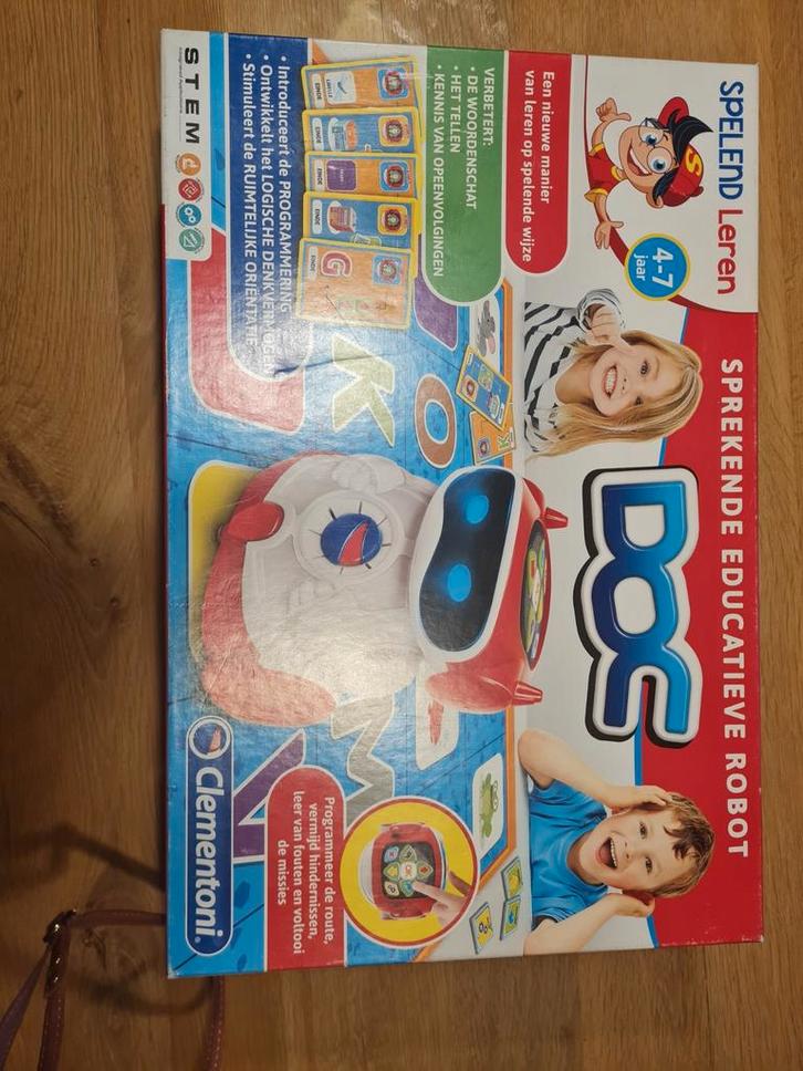 Clementoni Doc Robot - Leren Programmeren, Kinderen en Baby's, Speelgoed | Educatief en Creatief, Zo goed als nieuw, Elektronica
