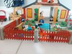 Playmobil manege met paarden en accessoires, Ophalen, Gebruikt